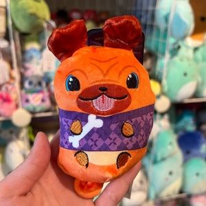 Dogs vs Squirls Otis the Pug 4” Bean Stuffed Plush